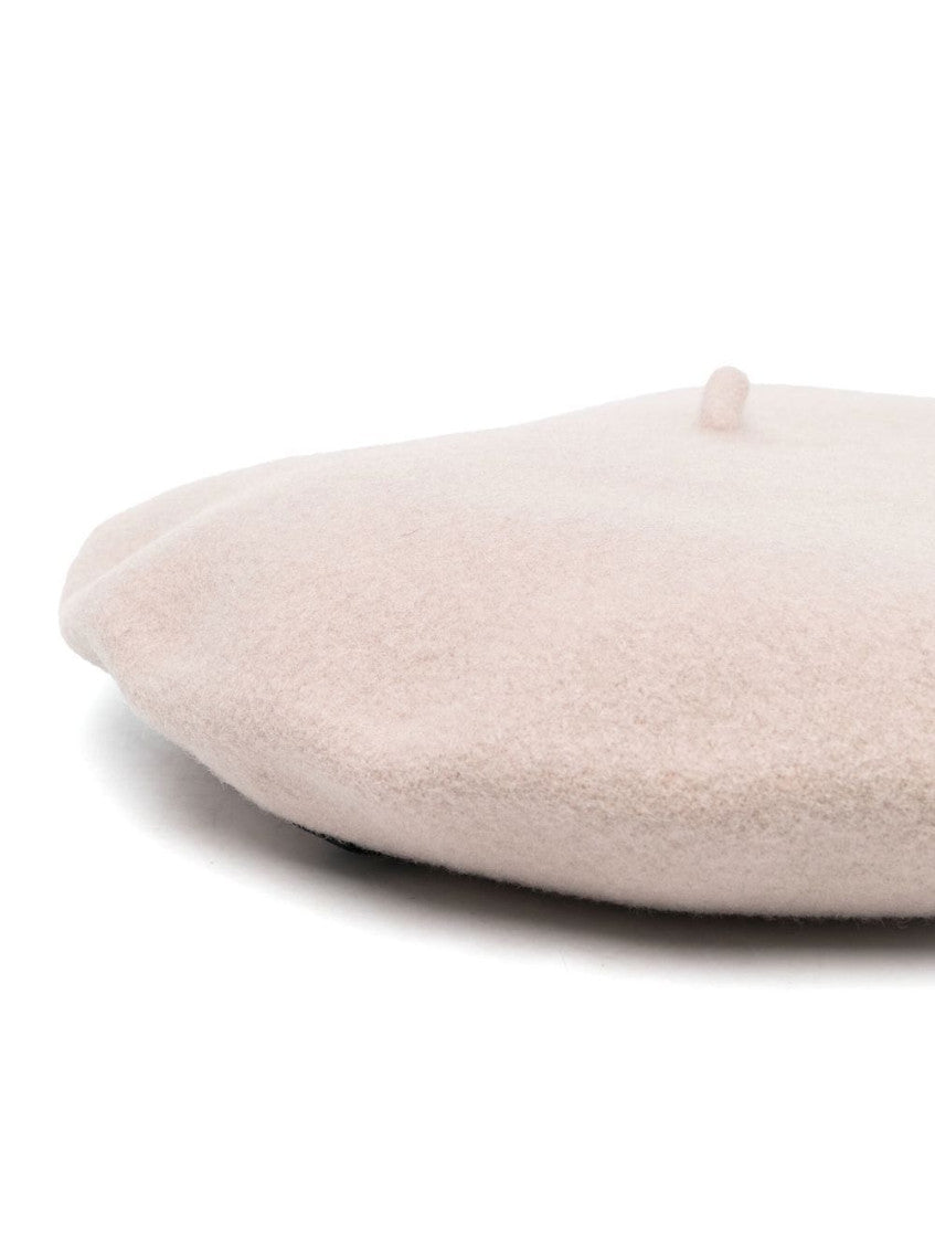 Beige Beret Hat 2