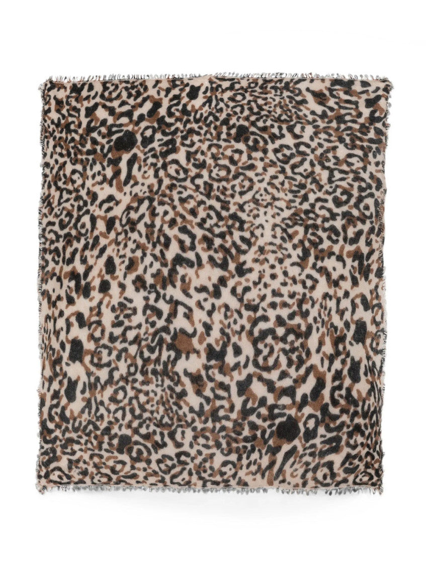 Ecru Animal Print Scarves 1