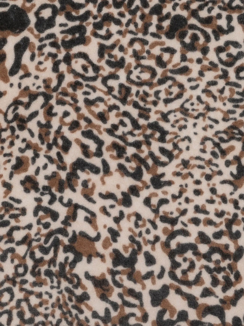 Ecru Animal Print Scarves 3
