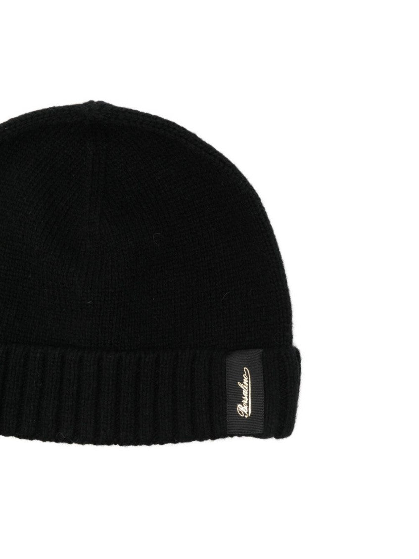 Black Textured Beanie Cap 3