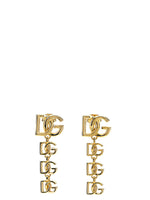 Golden DG logo pendant earrings 1