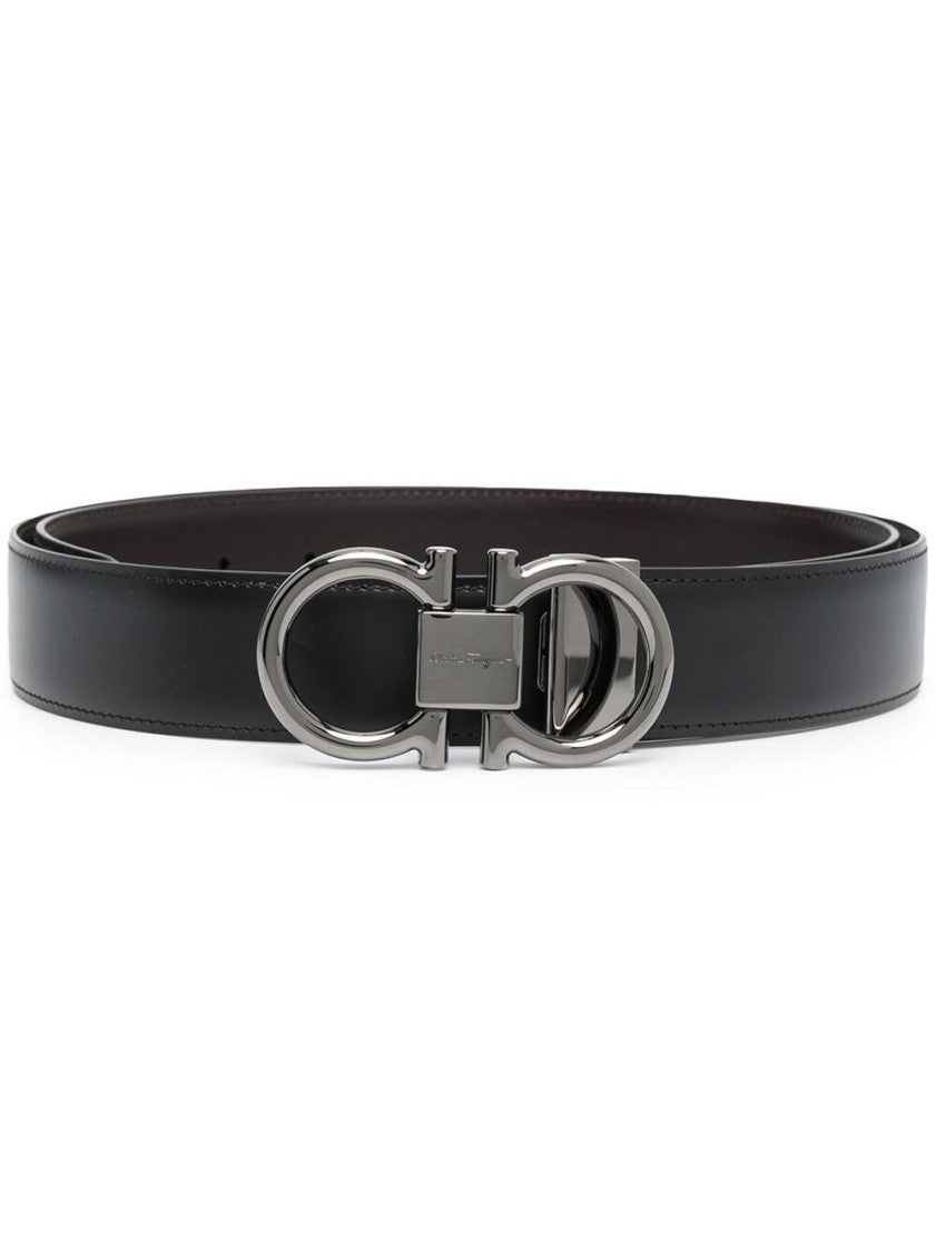 Black Cut To Size Reversible Belt 1
