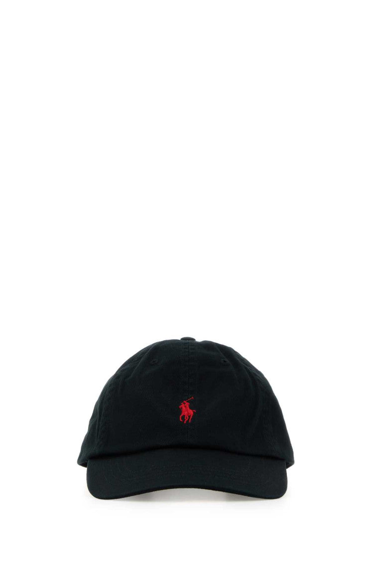 Black Logo Baseball Cap 1