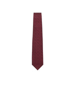Red Geometric Pattern Tie 1