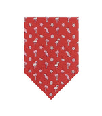 Red Graphic Pattern Tie 1