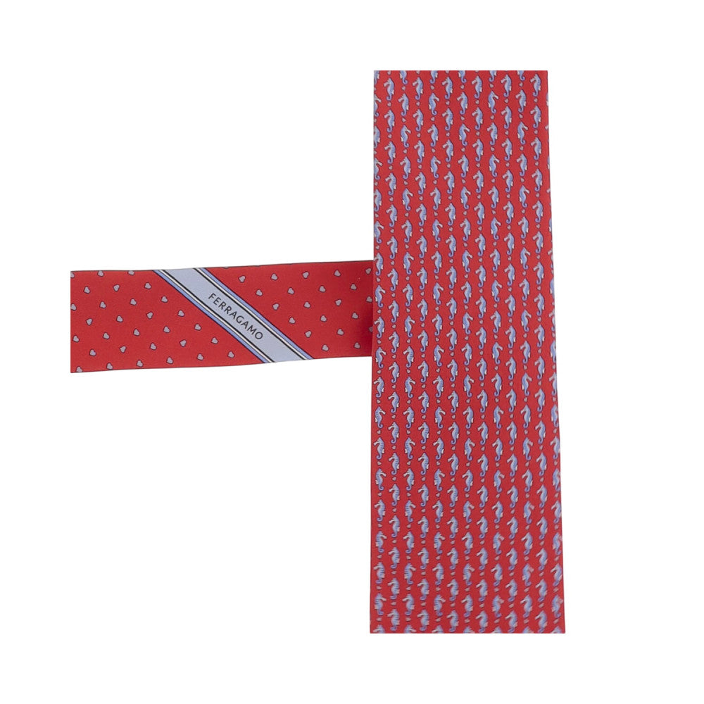 Red Printed Tie 3