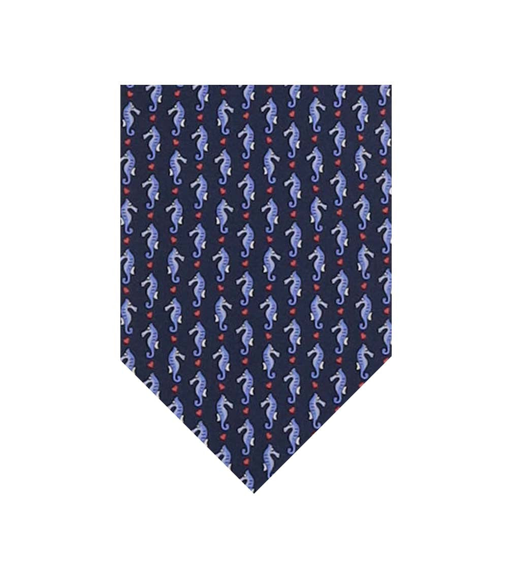 Blue Printed Tie 1