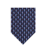 Blue Printed Tie 1