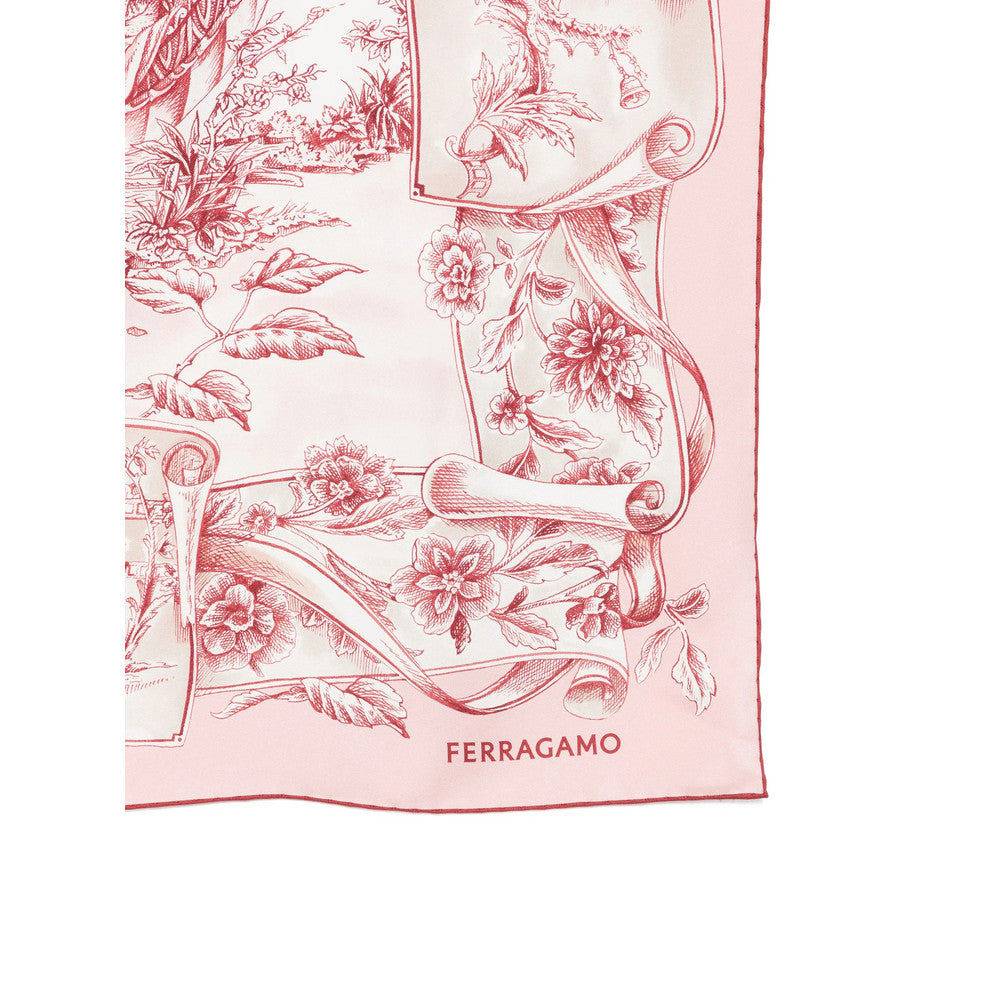 Pink Printed Scarf 3