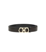 Dark Brown Logo Buckle Belt 1