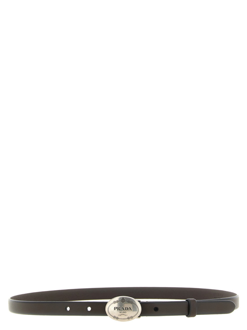 Dark Brown Logo Belt 1