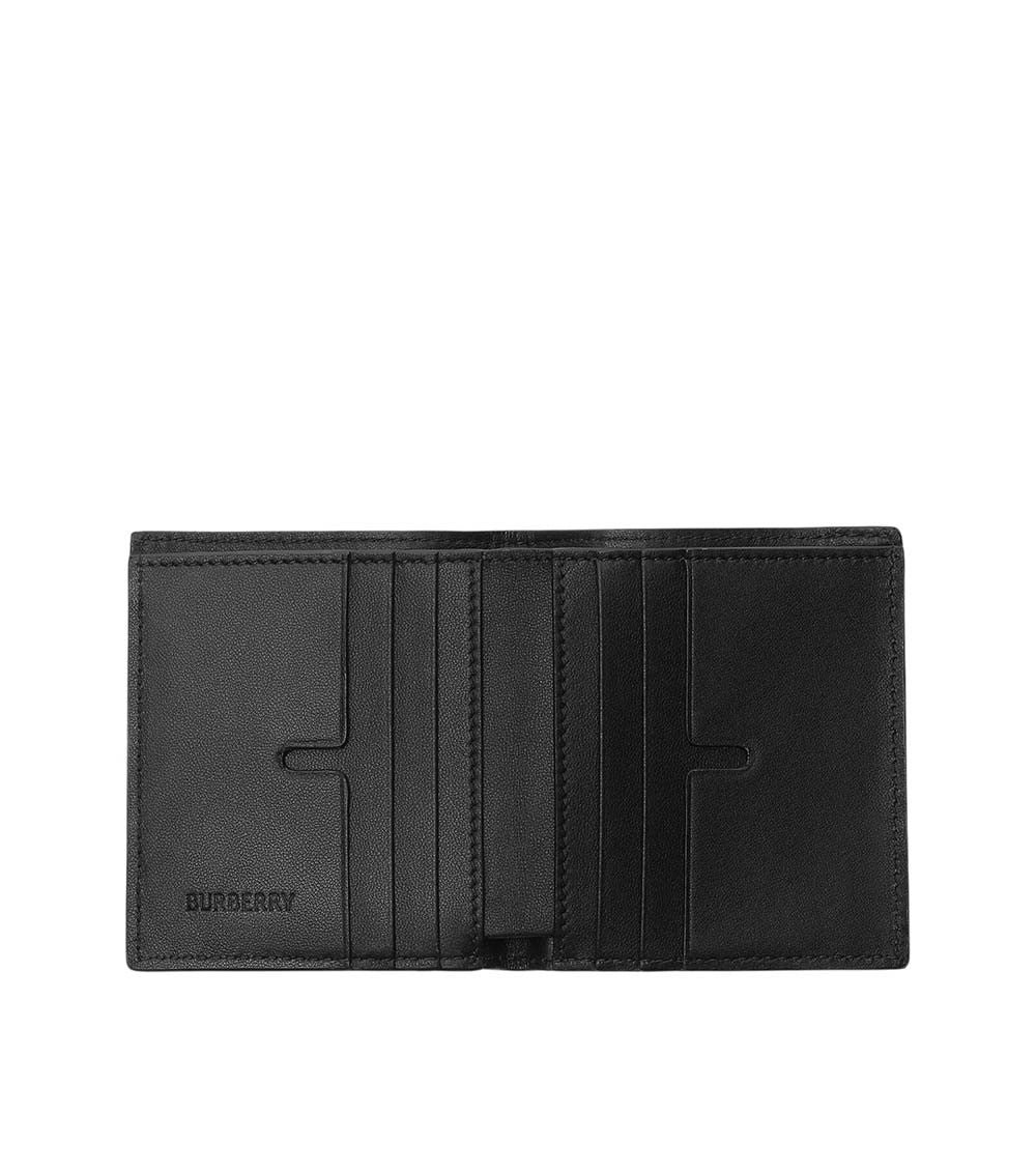 Dark Grey Check Wallet 3