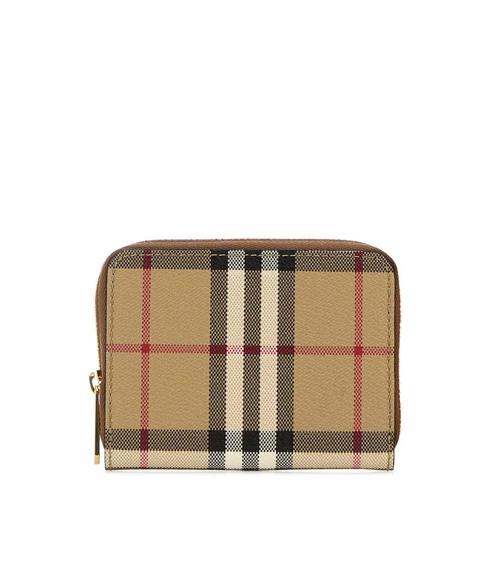 Multicolor Check Zip Wallet 1