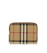 Multicolor Check Zip Wallet 1
