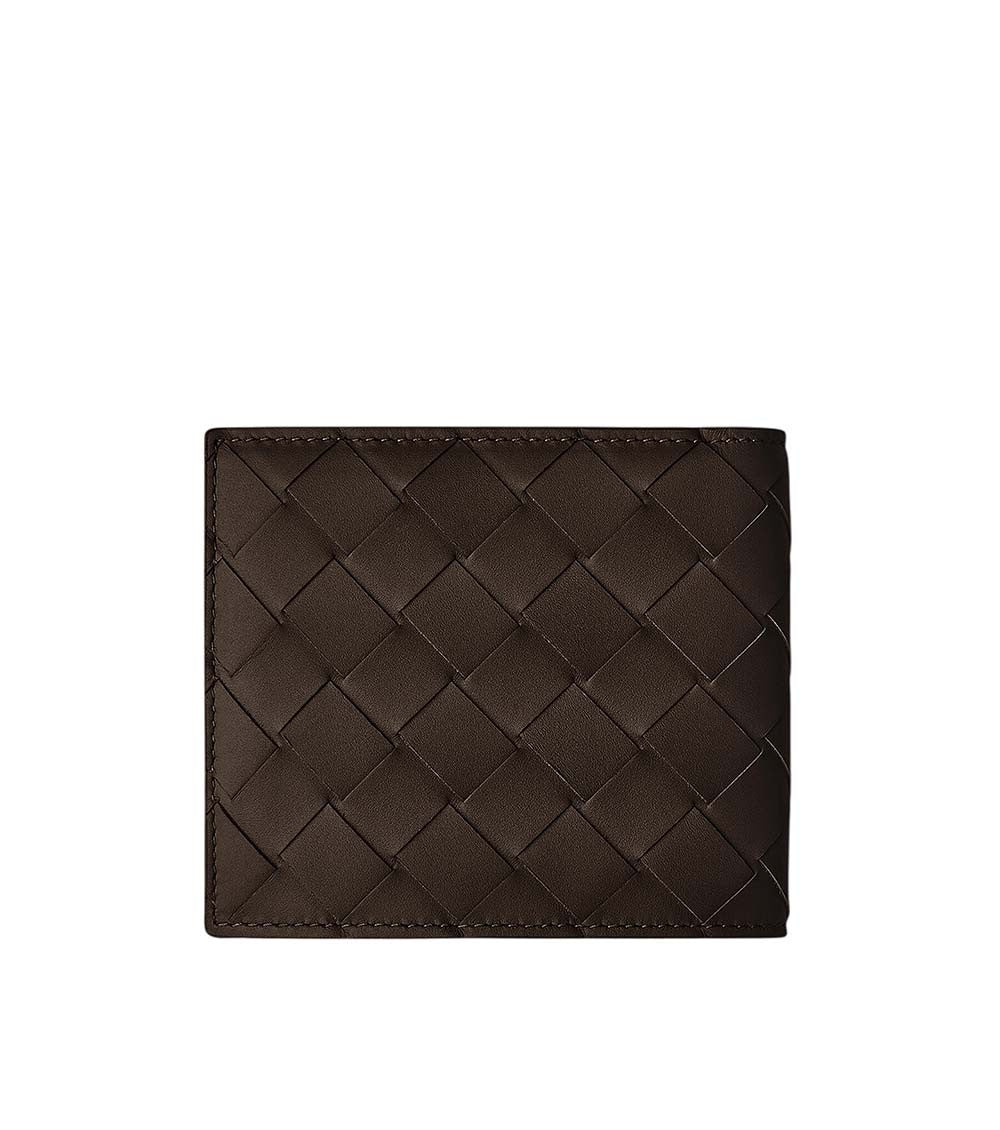 Brown Intrecciato Wallet 1