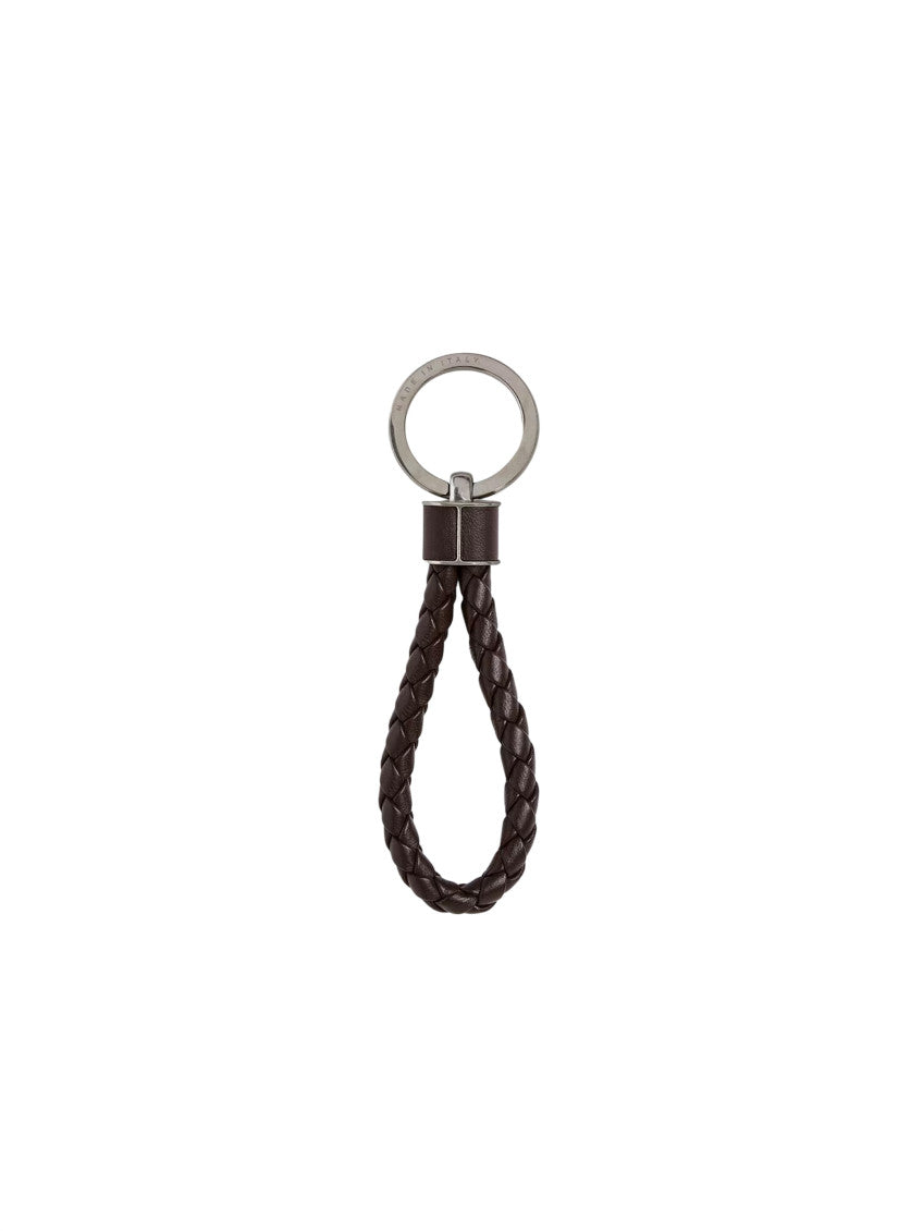 Brown Intreccio Key Holder 1