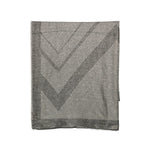 Grey Sequin-Embellished Scarf 1