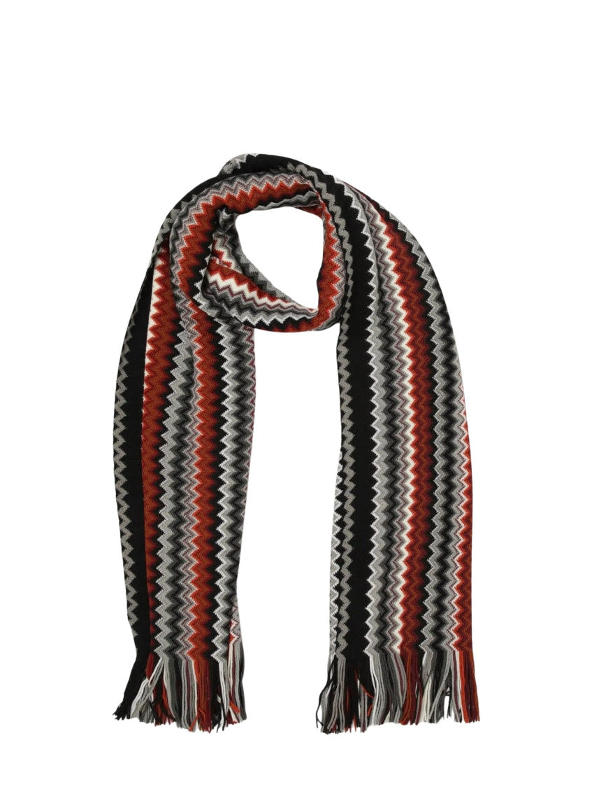 Multicolor Signature Chevron Scarf 1