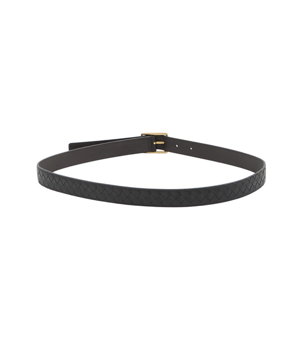 Black Intrecciato Buckle Belt 2