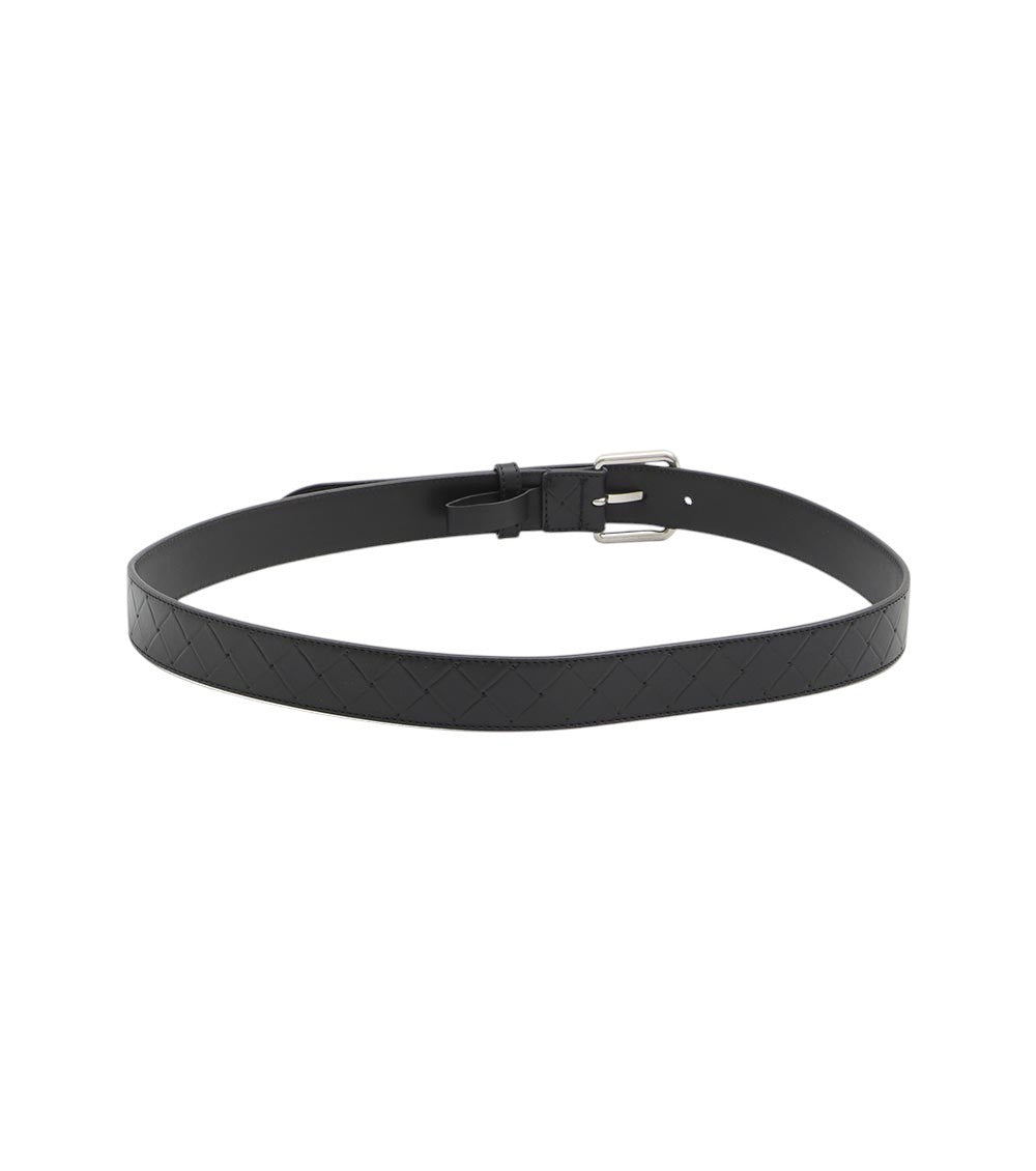 Black Intrecciato Buckle Belt 2