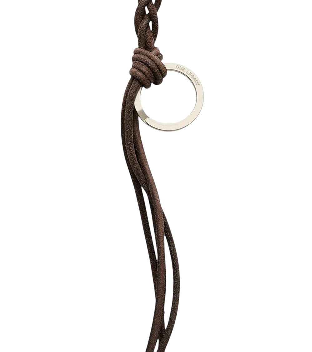 Brown Ladon Braided Key Holder 2