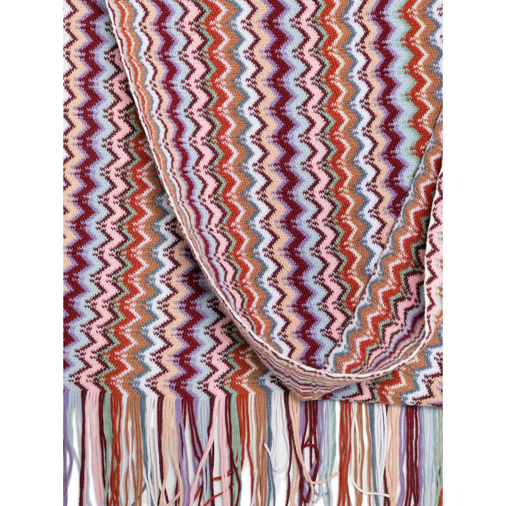 Multicolor Chevron Pattern Scarf 3