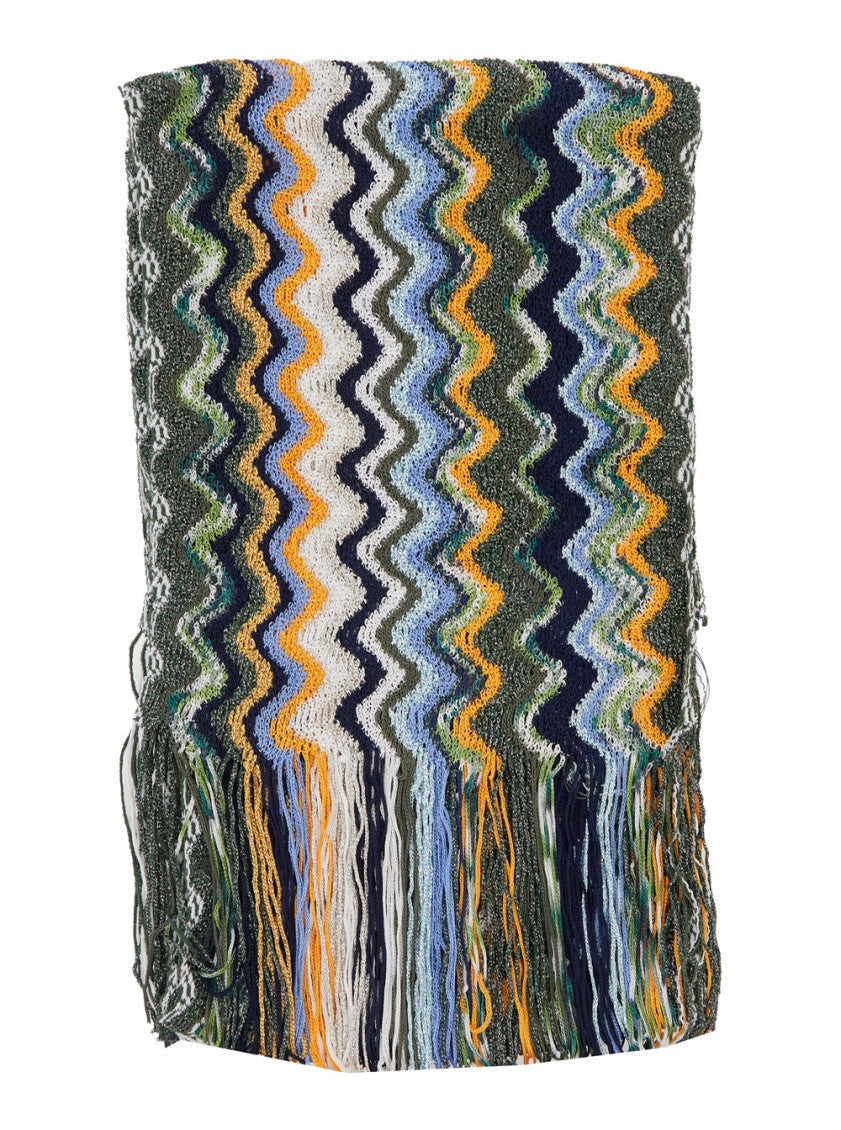Multicolor  Chevron Scarf 1