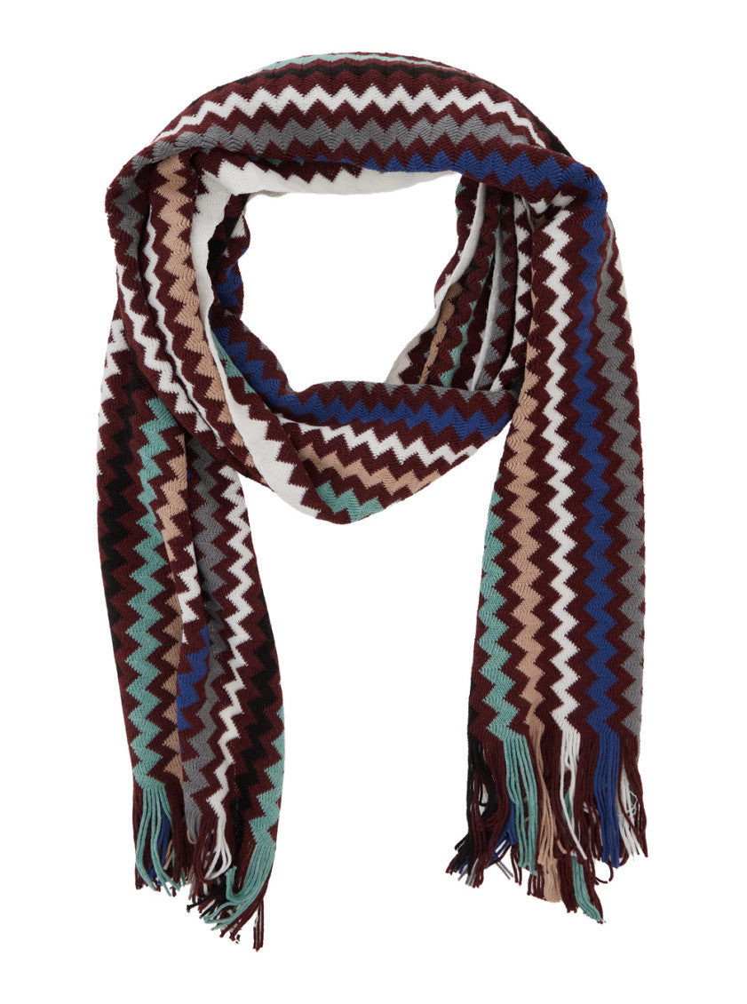 Multicolor Chevron Scarf 2
