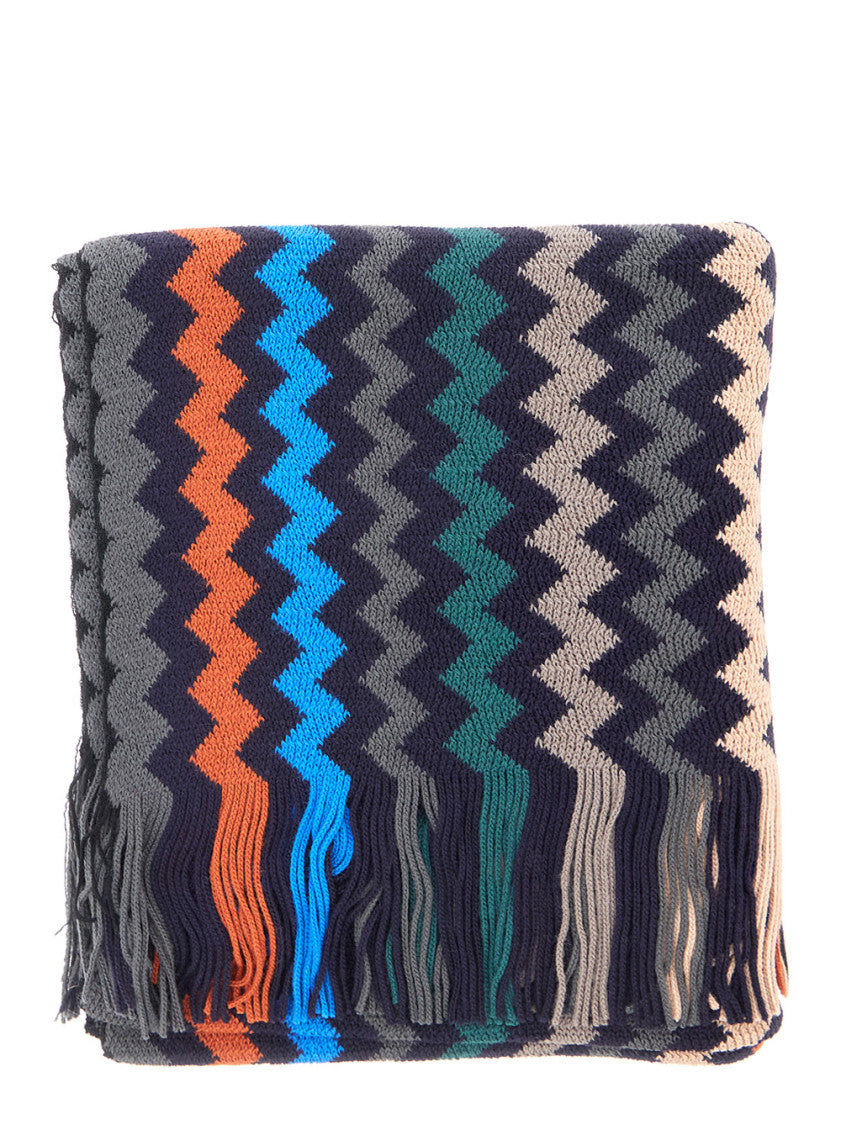 Multicolor Chevron Pattern Scarf 1