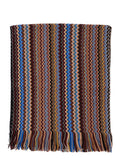 Brown Zig Zag Chevron Scarf 1