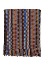Brown Zig Zag Chevron Scarf 1