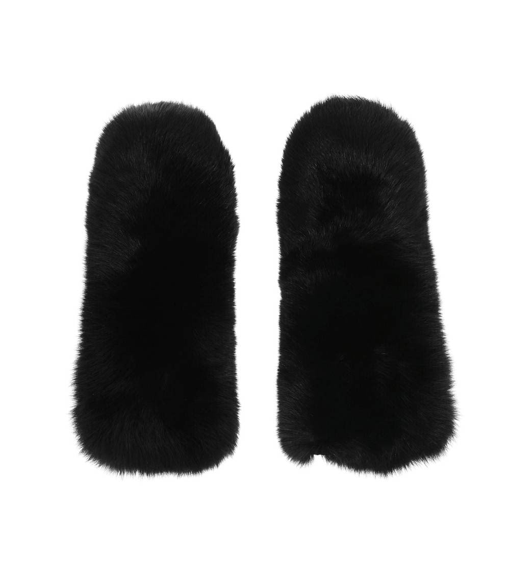 Black Mitten Gloves 1