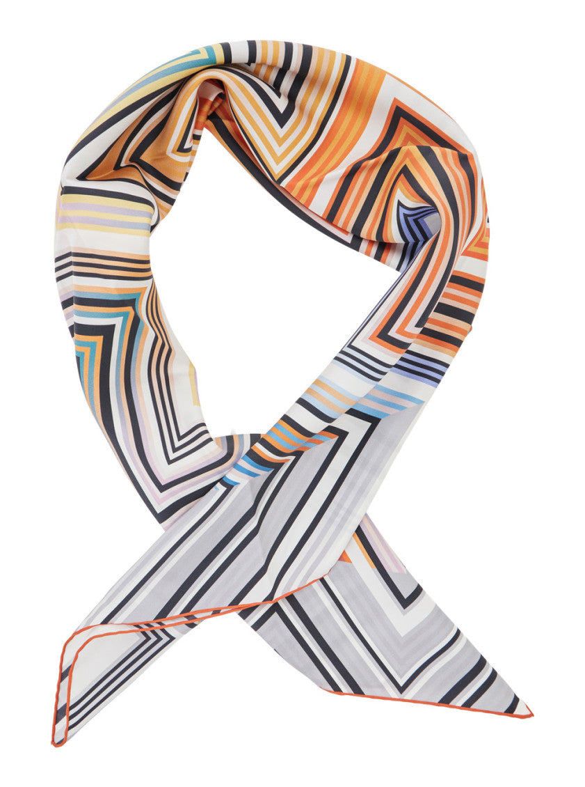 Multicolor Logo Stripes Scarf 1