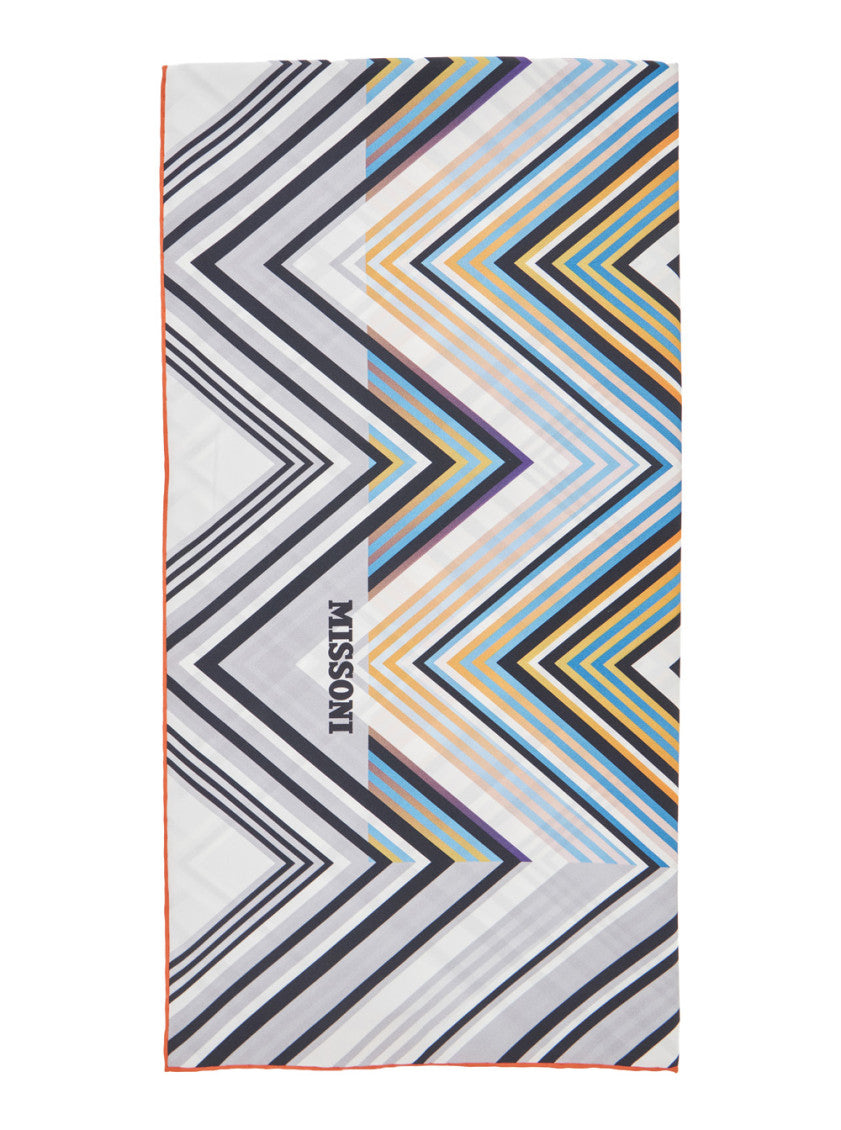 Multicolor Logo Stripes Scarf 2