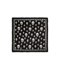 Black Skull Print Scarf 1