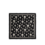 Black Skull Print Scarf 1