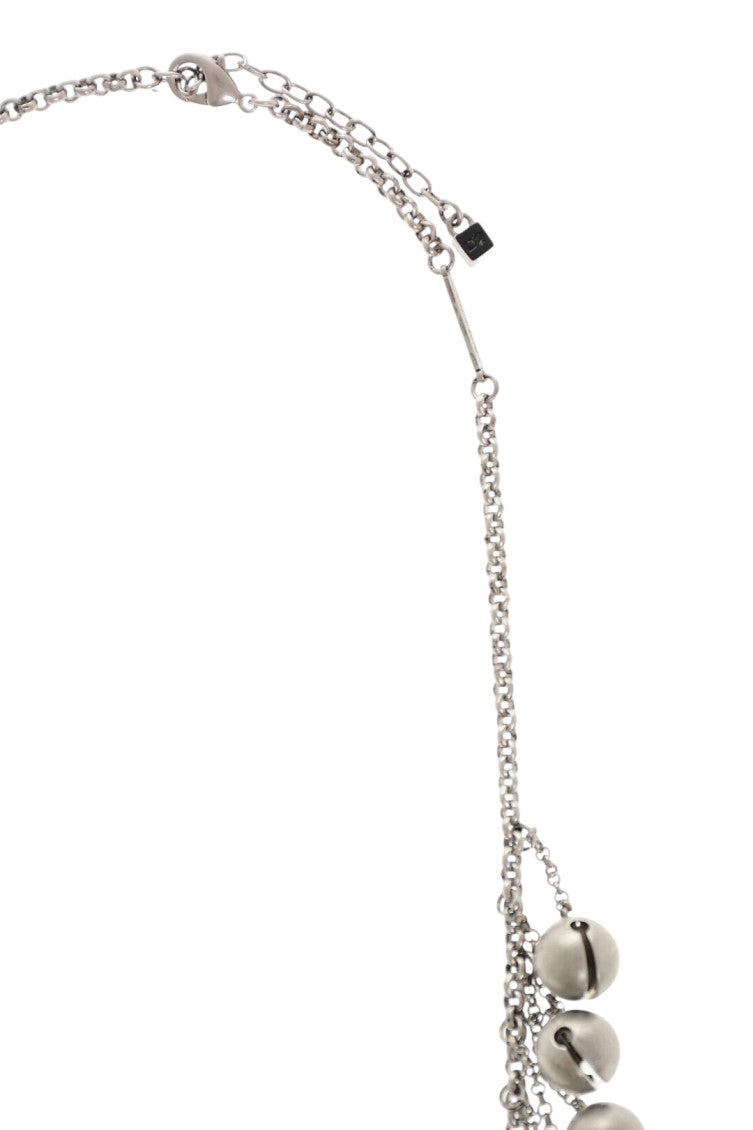 Silver Bell Charms Necklace 3