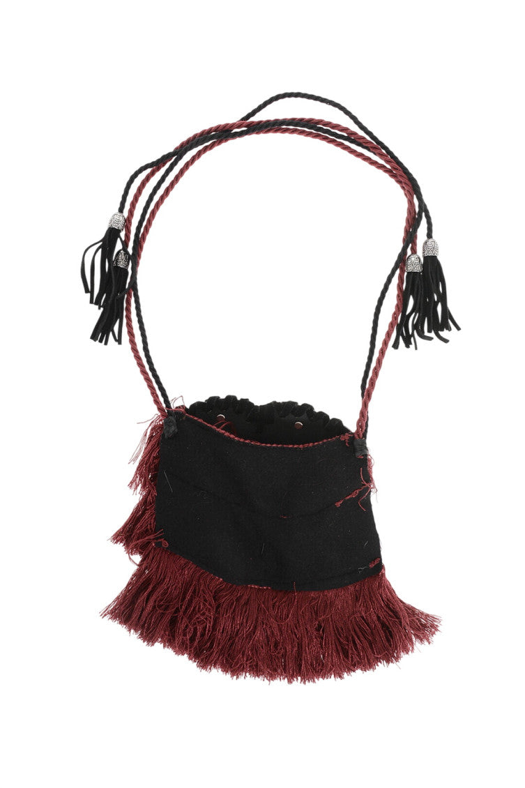 Maroon Plastron Necklace 3