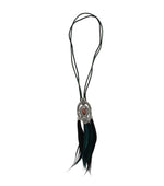 Green Tassel Necklace 1