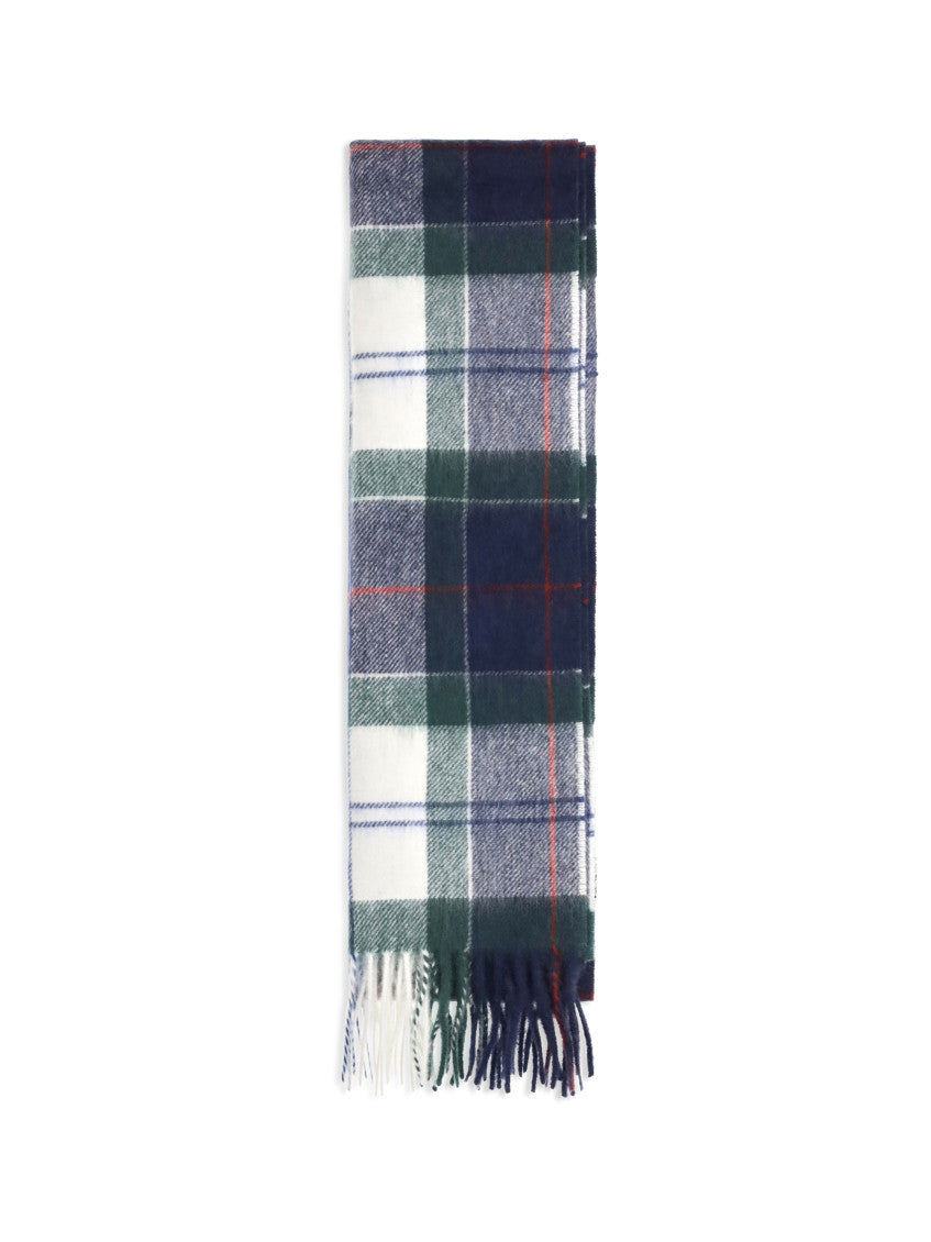 Blue Tartan Plaid Scarf 1