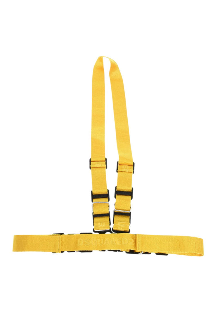 Yellow Logo Harness Belt 2