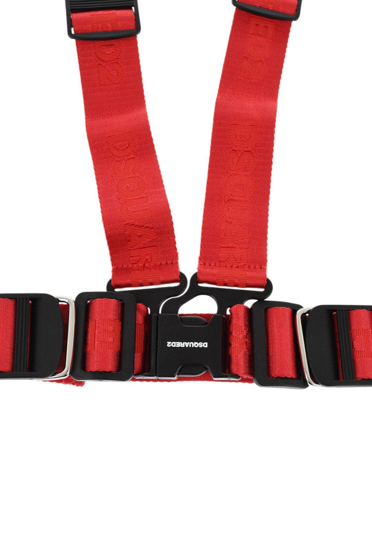 Red Logo Harness Belt 3