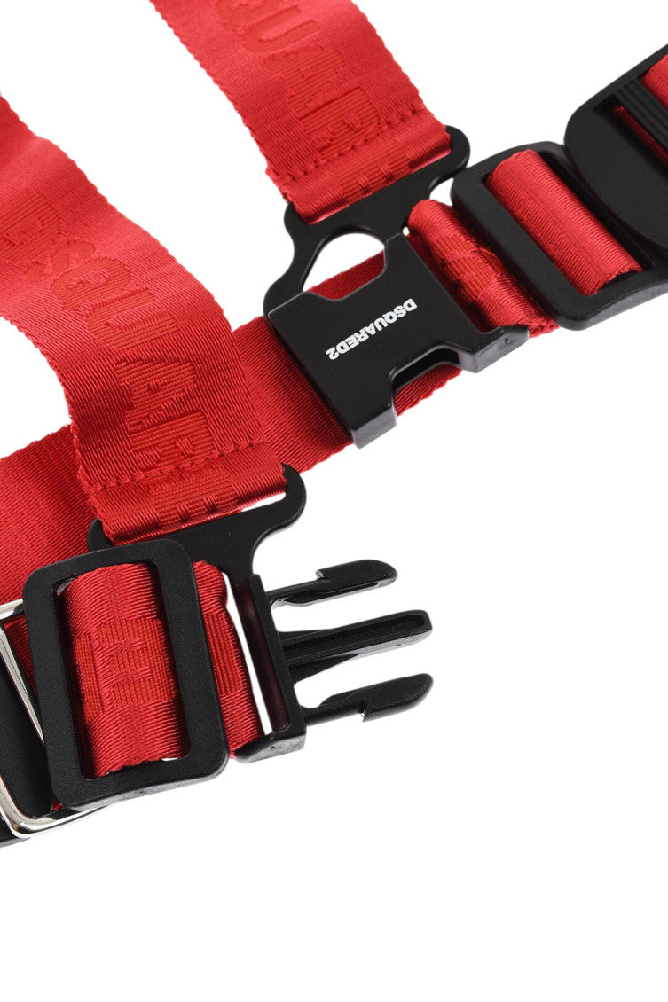 Red Logo Harness Belt 4