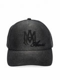 Black MA Script Logo Baseball Cap 1