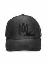 Black MA Script Logo Baseball Cap 1