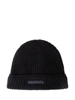Black Logo Beanie Cap 1