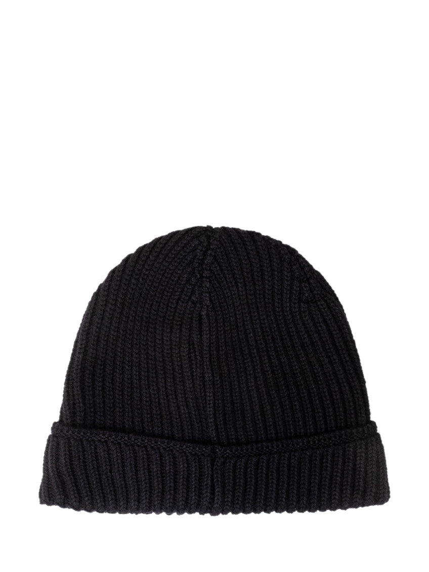 Black Logo Beanie Cap 2