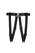 Black Logo Harness Belt 1