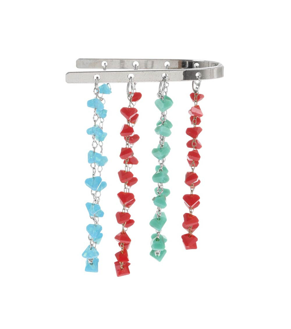 Multicolor Beaded Cuff Bracelet 1