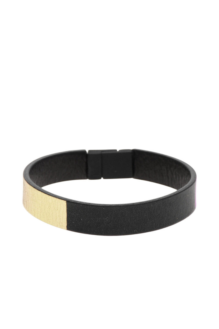 Multicolor Logo Leather Bracelet 2